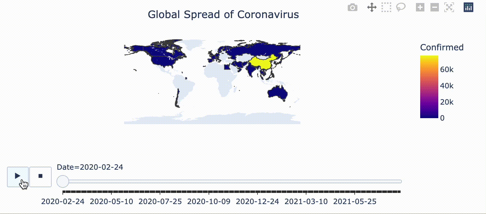 spread of covid